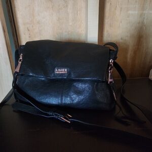 Aimee Kestenberg Black Leather Crossbody Bag